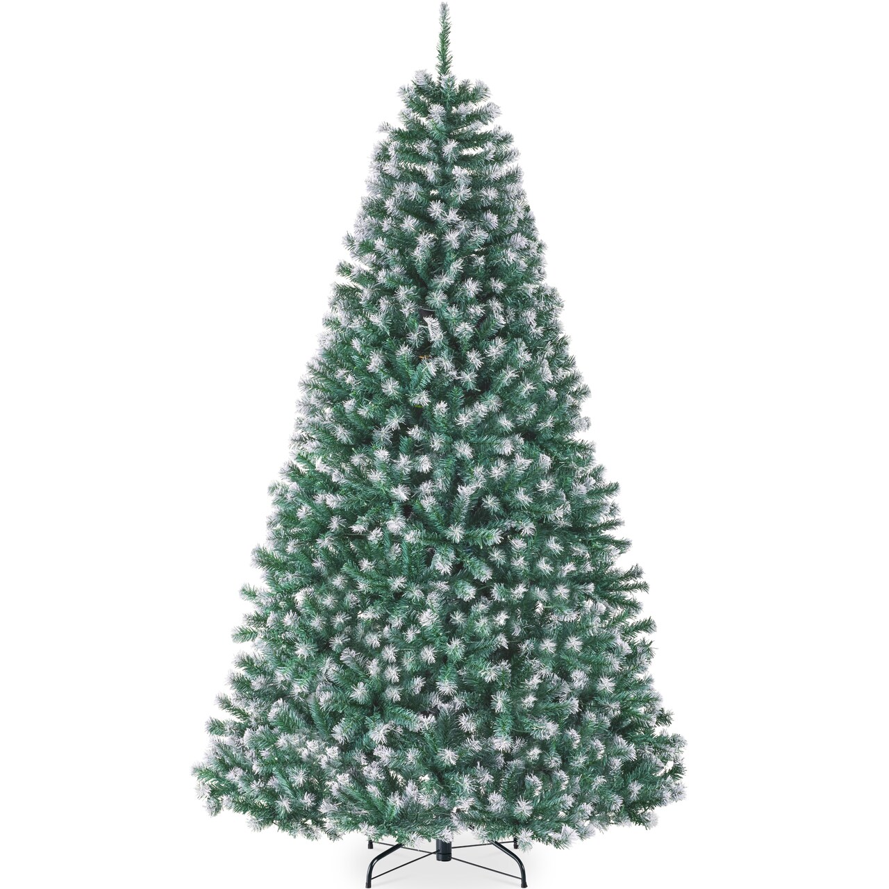 Best Choice Products Artificial Frosted Christmas Tree, Premium Unlit Spruce Design, Dense Branches – Blue Spruce